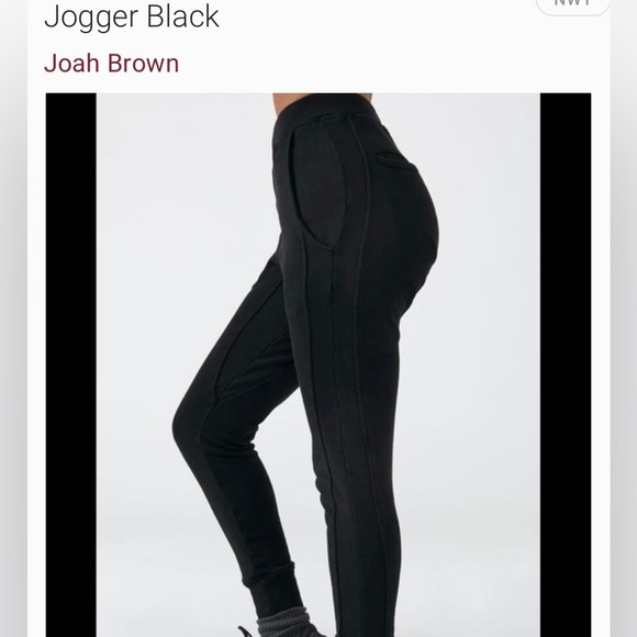 ☄️SOLD☄️JOAH BROWN Limited Edition Stadium Jogger Black S/M - Picture 2 of 7